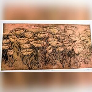Pat Roman “Before the Rain” – Etching Aquatint, 3-Color Glaze – 6/20 – 16"x10"